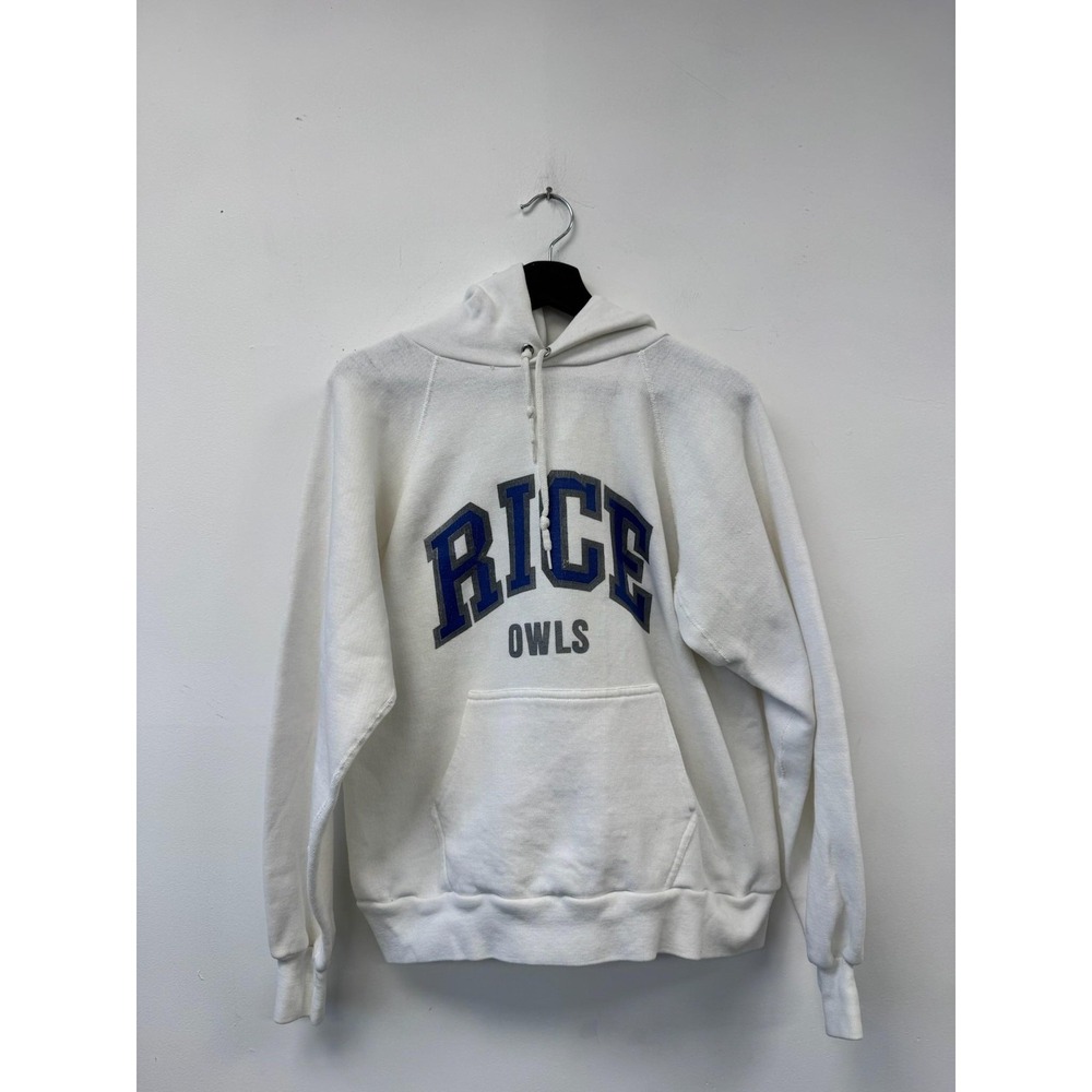 Vintage‎ Rice Owls Hoodie Sweatshirt Mens Medium College Football Discus 90s